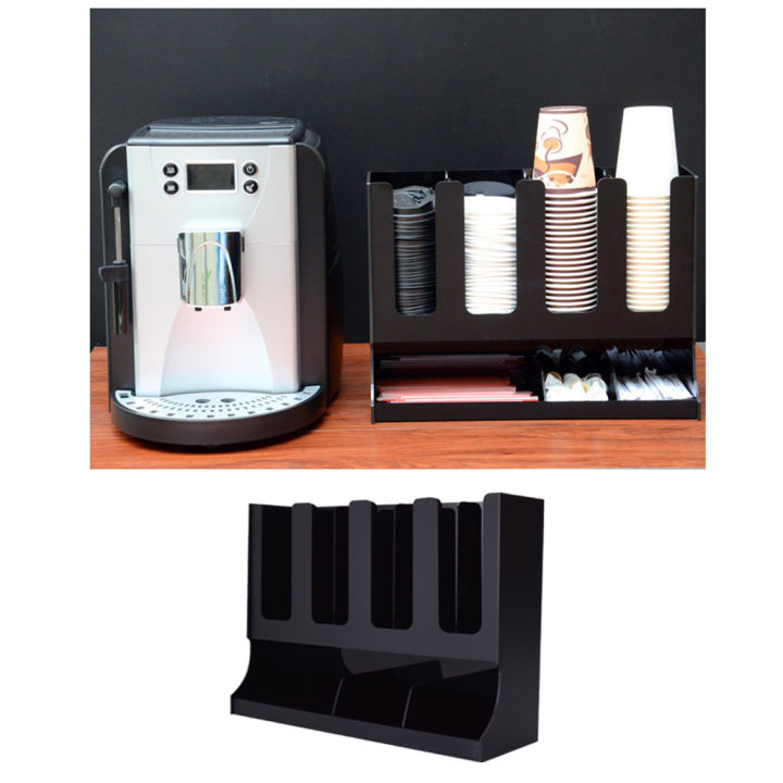 breakroom-coffee-condiment-organizer-countertop-cup-dispenser-storage-holder-durable