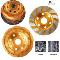 Diamond Segment Grinding Wheel Cup Disc Grinder Concrete Granite Stone Cut 4-1/2 Inch，4 Inch 12-Segment Row Grinding Wheel