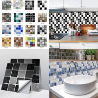 ┋☫۞ 3d Crystal Tile Waterproof Wall Sticker Home Decoration Peel Stickers For Kitchen Room Bathroom Bedroom Home Decoration 3d