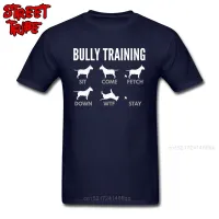 Funny T-shirt Men English Bull Terrier Bully Train Tshirt Dog Father T Shirt Lovely Design Navy Blue Clothing O Neck Streetwear - T-shirts - AliExpress