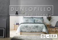 Dunlopillo ผ้าปูที่นอน ขนาด 5ฟุต(5ชิ้น) ไม่มีผ้านวม ผ้า Softatex ทอ 360 เส้นด้ายรหัส DL-02A