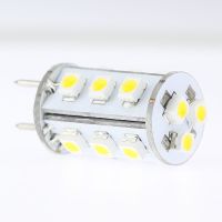 โคมไฟหลอดไฟ Led Gy6.35หรี่แสงได้15Led 3528smd 12vdc ไฟ Led แสงสีขาวอุ่นสีขาว180-198lm หลอดไฟ1ชิ้น/ล็อต