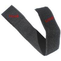 Elastic Band Self-Adhesive Hook &amp; Loop Bundle Strap Without Buckle 3.8 cm Width 30 cm Length Black 4 pcs