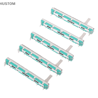 HUSTOM เครื่องผสม B103โพเทนชิโอมิเตอร์แบบสไลด์75มม. 2 B10K จำนวน5ชิ้น