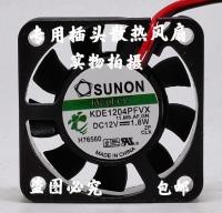 2023 ☆ พัดลมทำความเย็น SUNON Jianzhun สวิตช์ KDE1204PFVX 12V1.8W 4ซม. 40x10mm ลวด3เส้น