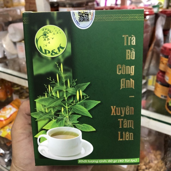 Trà bồ công anh xuyên tâm liên - tăng đề kháng hộp 40 túi lọc