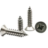 10/50pc M1 M1.2 M1.4 M2 M3 M4 M5 M6 Mini Small 304 Stainless Steel Cross Phillips Flat Countersunk Head Self Tapping Wood Screw