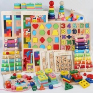Bộ đồ chơi gỗ thông minh phát triển tư duy trí tuệ cho bé