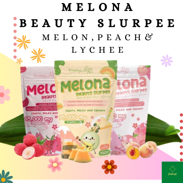 Melona Beauty (MELON FLAVOR,PEACH&LYCHEE) Slurpee Beautie Factory