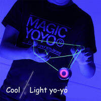 Original MAGICYOYO ชั้นวางใหม่ Y02-AURORA แสงเย็นโลหะ Yo-Yo Aurora LED Yo-Yo เด็กคลาสสิกของเล่น-zptcm3861