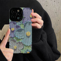 INS เคสโทรศัพท์ลายดอกไม้,สำหรับ iPhone 14/13/12/11 Pro Max 12 13 Mini 6 6S 7 8 Plus X XR XS Max ปลอกด้านหลังนิ่มกันกระแทกแฟชั่นที่สร้างสรรค์ฝาครอบโทรศัพท์พร้อมเลนส์คลุมทั้งหมดฝาครอบป้องกันกล้อง