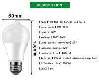 หลอดไฟ Led หลอดไฟทางเดิน Bombillas สำหรับทางเดินอัจฉริยะ110V ระเบียงบ้าน220V เคลื่อนไหว9W-5W เซ็นเซอร์ E27บันไดพร้อมไฟ LED สำหรับหลอดไฟ