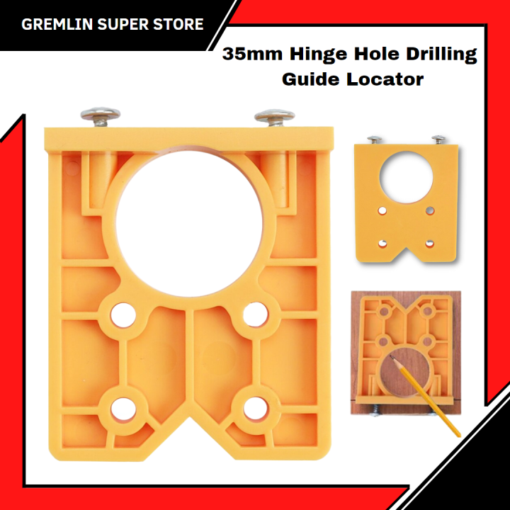 35mm Hinge Hole Jig Drilling Guide Locator Lazada PH