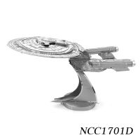 (Star Trek▶️NCC1701D) 3D METAL MODEL KIT โมเดล3D Star Trek สตาร์ เทรค [ ของเล่นเสริมทักษะ ของเล่นญี่ปุ่น ]