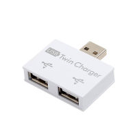 USB 2.0 Hub USB Dual Port Extender ชายกับหญิง1ถึง2 Splitter อุปกรณ์ USB อะแดปเตอร์ชาร์จสากล