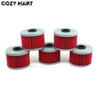 5pcs oil filter for atc 350x 250sx cbf250 cb 400 trx 250 300 350 400 500 vt125c xl125v trx400fw trx400x trx300ex trx400ex