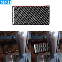 For BMW 5 Series E60 2004-2007 Carbon Fiber Ash Tray Storage Box Panel Trim Cover Car Interiors Accessories Decoration Sticker