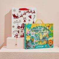 1 Set Cartoon Stationary Christmas Gift Set for Kid Teenager Students School Supplies with Free Surprise for Holiday Birthday