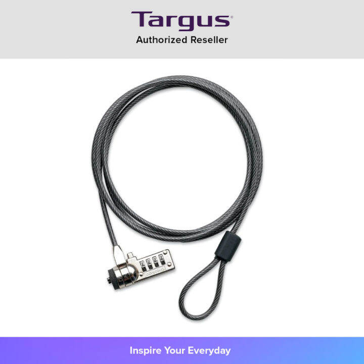 Targus Cable Lock Length 200Cm. (PA410BX) สายล็อคโน๊ตบุ๊ค | Lazada.co.th