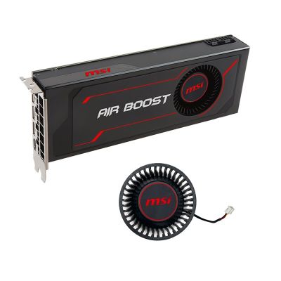 MSI RX VEGA 64 AIR BOOST 8G OC public graphics card turbo cooling fan replacement PLB07525B12HH 4pin for MSI RX VEGA 56 AIR