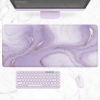 ∋✘ Purple Marble Mouse Pad Gaming XL Large Computer Home Custom Mousepad XXL Playmat Mouse Mat Office Carpet Soft Computer Mice Pad