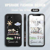 เคสม็อบขนาดเล็กสำหรับ Realme C30S การ์ตูนรูปสุนัขสนอปปี้ชาร์ลีบีพิมพ์ลายด้านข้างสำหรับผู้หญิงเคสโทรศัพท์ลายขอบสี่เหลี่ยมปลอกซิลิโคนเหลวคลุมทั้งหมดเคสป้องกันทนแรงกระแทกกล้อง