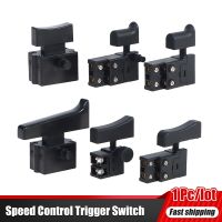 1pc Switch Speed Control Trigger Button For Angle Grinder Miniature Power Tool Rating AC 250V Black