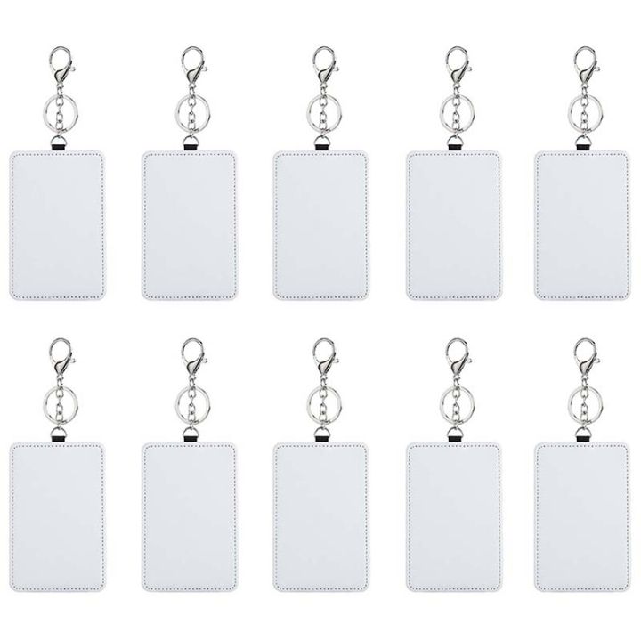 10pcs-dye-sublimation-rectangle-portable-transportation-card-holder-work-card-holder-printable-card-holder-keychain