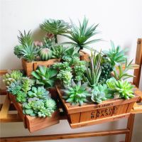 1Pc Artificial Flower Mini Succulent Plant Wedding Party Home Desk Bonsai Decor