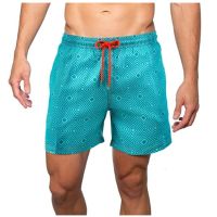 Mens Printed Two-layer Pocket Beach Leisure Mens Swim Trunks Summer Beach Bathing Suit Swim Shorts 2021