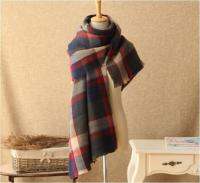 ผ้าพันคอ Autumn and Winter wool scarf large size 175x135 cm.