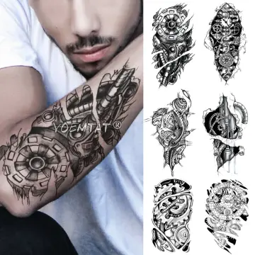 Clockwork Abstract Tattoo Design – Tattoos Wizard Designs