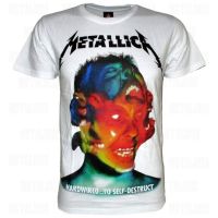 เสื้อเชิ้ตวง New Fashion Metallica RockYeah สีขาว ไซส์ M L 2023