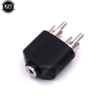 1pcs 3.5mm AUX Female to 2 RCA Male Audio Stereo Jack Headphones  Adapter Splitter Connector Universal Jack Headphones Adapter Cables