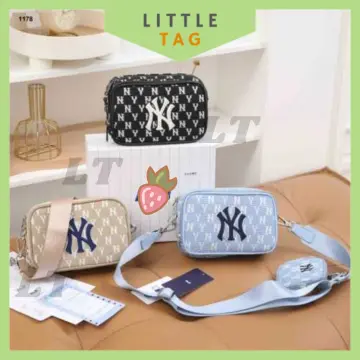 MLB Korea Monogram Jacquard Pouch Bag, 2 Colors