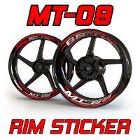 ✾☎ For Yamaha Mt09 Wheel Decal Rim Sticker Mt 09 Sp Logo Kit Front And Rear Set 2017 2021 2022