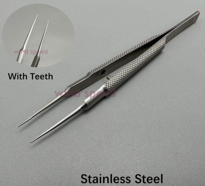 Ophthalmic Tweezers Forceps Dental Lab micro Eye Surgery Instruments ...