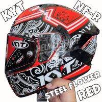 KYT NF-R STEEL FLOWER RED