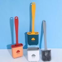 [ขายดี]  แปรงขัดห้องน้ำซิลิโคน แปรงขัดห้องน้ำพร้อมที่ติดผนัง SILICONE TOILET BRUSH