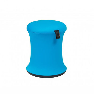 modernform สตูลปรับระดับ รุ่น ฺBOBOE BODY หุ้มผ้าสีน้ำเงิน ฐานพลาสติกสีดำ