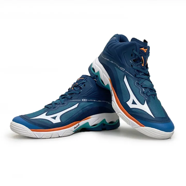 Giày bóng chuyền mizuno mẫu mới wave lightning Z6 dành cho nam màu xanh |  