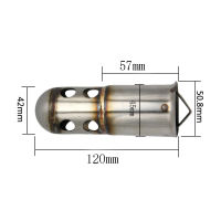 รถจักรยานยนต์ไอเสีย DB Killer สำหรับท่อไอเสีย Catalyst DB Killer Silencer เสียงรบกวน Eliminator สำหรับปิดจักรยานเสือหมอบ