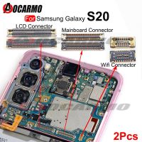 2ชิ้นเหมาะสำหรับเป็น Samsung Galaxy S20 LCD ปลั๊ก FPC เมนบอร์ดขั้วต่อแผ่นวงจรพิมพ์เมนบอร์ดเสาอากาศรับสัญญาณขั้วต่อแบบยืดหยุ่น