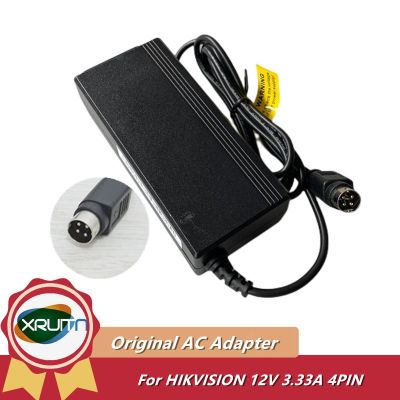 Genuine For HIKVISION Video Recorder Power Supply 12V 3.33A 40W 4PIN CWT AC Adapter Adaptor KPL-040F-VI KPL-040F Power Charger 🚀