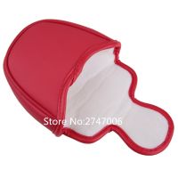 1Pc Red USA Pebble Beach Design Mallet Cover Golf Mallet Putter Head Cover Magnetic Closure