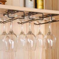 Easy Installation Iron Wine Rack Glass Holder Hanging Bar Shelf Stainless Hanging Holder Glass Rack Stand Paper Roll Holder