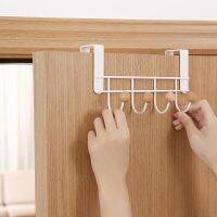 {HAOY Department Store} ตะขอแขวนสีขาว Over Door Keys Punch-Free Clothes Hat Bag Hook Creative Bathroom Hanger Hanging Coat Cloth Hook Home Storage