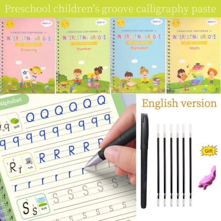 Montessori Writing Practice Book For Kids Learn Letters Numbers ...