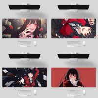 Jabami Yumeko Kakegurui อะนิเมะแล็ปท็อป Keyboard Table Pad แผ่นรองเม้าส์คอมพิวเตอร์สำนักงาน แผ่นรองเม้าส์แล็ปท็อป แผ่นรองเม้าส์เล่นเกม