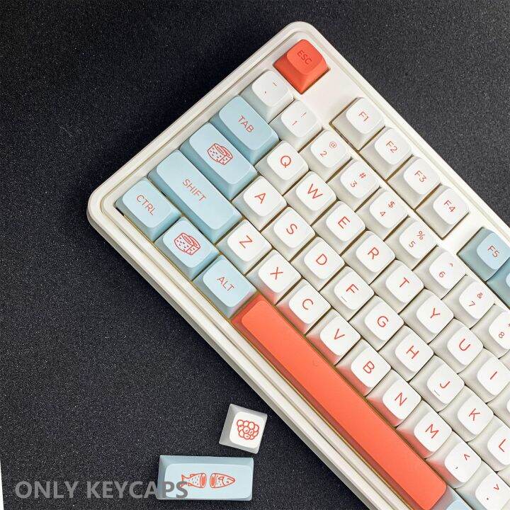 กุญแจ134คีย์-ชุด-pbt-dye-subbed-key-cap-xda-hight-profile-keycaps-สำหรับสวิตช์-mx-คีย์บอร์ดแบบกลไก